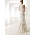 Elegant Rise Cathedral Train Lace Garfon Vestido de novia